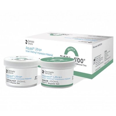 Aquasil Ultra+ Firm Putty 2x250ml Regular Set Hand Mix