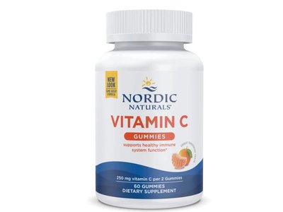 Nordic Naturals - Vitamín C 250mg, mandarinka, gumové bonbóny