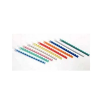 MONOART jednorázové savky transparentní délka 15 cm zelené EM15 100ks