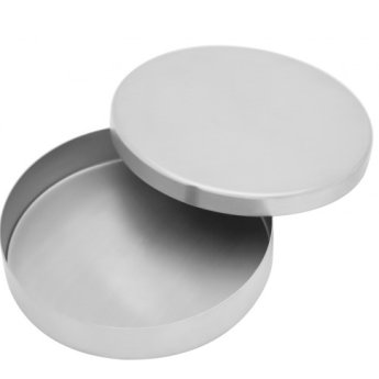 Krabička sterilizační, kulatá, nerez, 100×20 mm