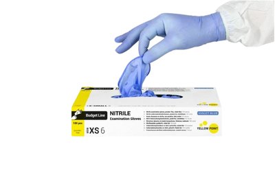 YELLOW POINT nitrilové rukavice modré XS