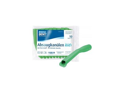 OMNI Odsávací kanyly dětské, 10ks, zelené