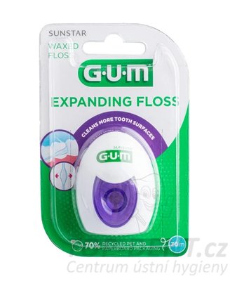 GUM Expanding zubní nit, 30m