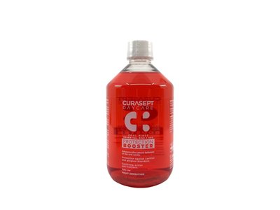 CURASEPT DayCare Protection Booster Fruit ústní voda, svěží ovocná příchuť 500ml