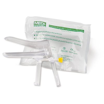 Gynekologické zrcadlo aretace závitem - S - šroubové, žluté, 20 mm