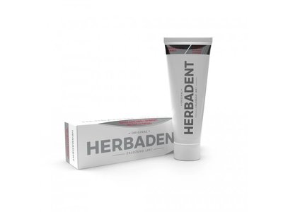 Herbadent - HOMEO bylinná zubná pasta so ženšenom bez fluoridu 100g