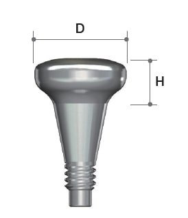 MEGAGEN Healing Abutment - H=2.5