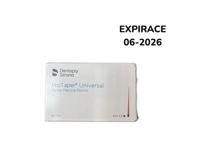 ProTaper Universal gutaperčové čepy F3, 60ks