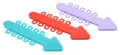 Ligatury elastyczne ortodontyczne - ROYAL BLUE / CIEMNO NIEBIESKI 100 pałeczek po 10 ligatur (1000 sztuk) DYNAFLEX