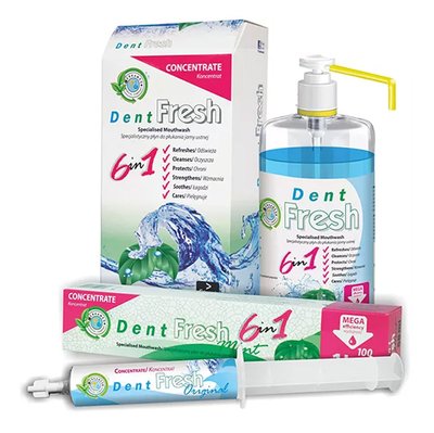 DentFresh StartPack (Koncentrát až 10 L) - Náplň náhradní belení Mint