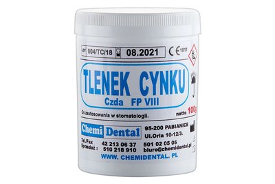 Tlenek cynku 100g CHEMIDENTAL