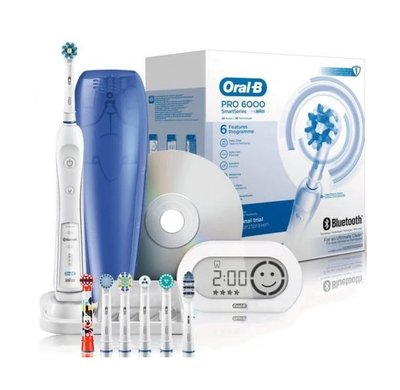 Braun Oral-B PRO 6000 SmartSeries WhiteBox zubní kartáček