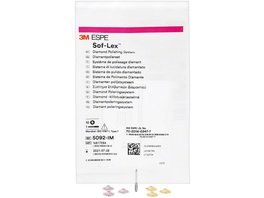 Sof-Lex™ Finier- und Polierräder - Intro Kit 5 Finierräder beige, 5 Polierräder pink, 1 Step-By-Step Karte