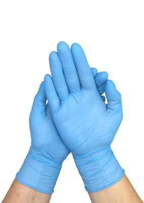 TOPGLOVE Nitrilové rukavice modré (100 ks) - L