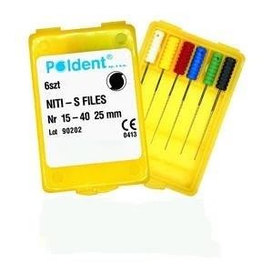 PILNIKI S-NiTi POLDENT Endostar - WARIANTY