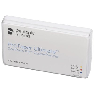 Dentsply Sirona ProTaper Ultimate Comform Fit Guttta-Percha F1-F3 60ks