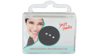 prodental Diamonds - Packung 3 Stück Kreis, eisblau, Ø 1,8 mm, Brillantschliff