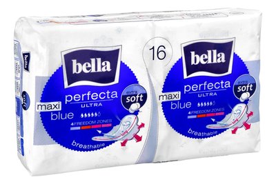 Podpaski Perfecta Ultra Maxi Blue 16 szt. Bella