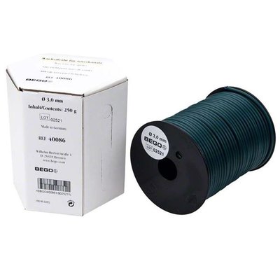 Voskový drát v roli zelený 3,0mm 250g