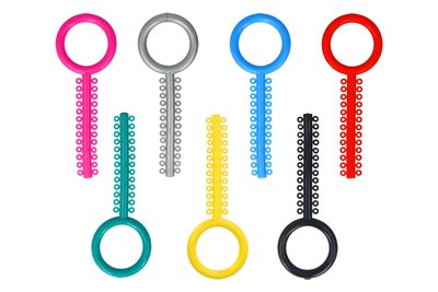 ElastoMax - Gumki do aparatu ortodontycznego 40 szt. Falcon