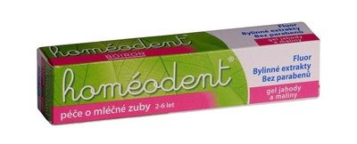 Homeodent jahoda dětská zubní pasta 50 ml