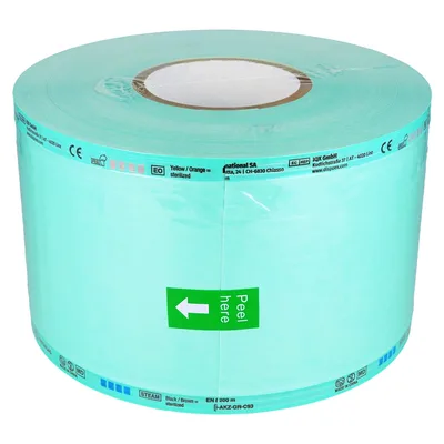 Rękaw foliowy do sterylizacji 125 mm x 200 m Akzenta