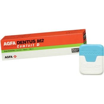Film Agfa Dentus M2 Comfort 2 x 3 cm ISO 0 - dětské, bal 100 x 1 ks