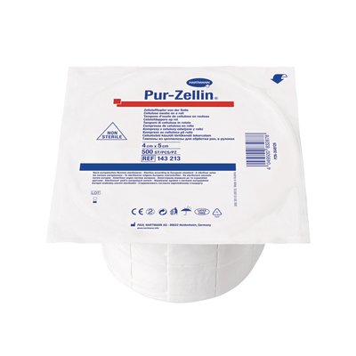 Vata bunič.děl. 1x500ks Pur-Zellin