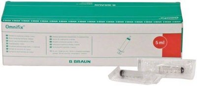 Omnifix Luer Lock - stříkačky 5ml, 100ks