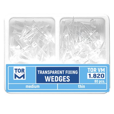 Transparent Fixing Wedges TOR VM - Set T– transparentní /50ks + 30ks/