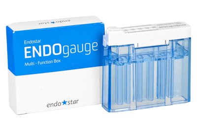 Pojemnik z linijką endodontyczną ENDOgauge Endostar