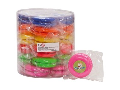 Dětské Jo-Jo, Ø 63mm, 24 ks, různé barvy s motivy zubů