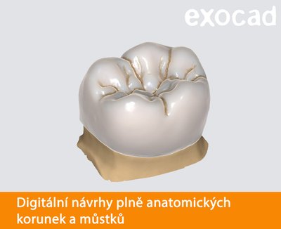 Exocad korunky a můstky