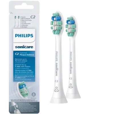 Philips Sonicare Optimal Plaque Defense HX9022/10 Standardní velikost hlavice sonického kartáčku, 2 ks