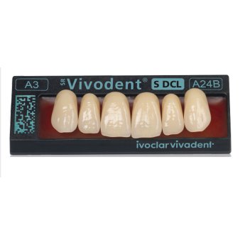 ZUBY SR Vivodent S DCL C3 A15 horní 6ks