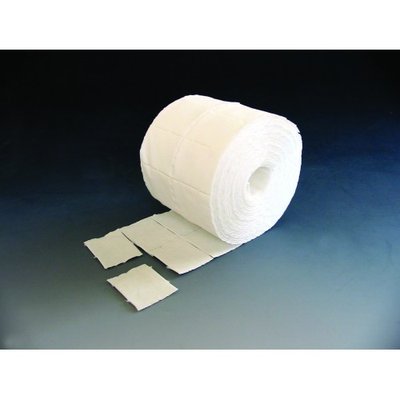 B-CELLIN, buničitá vata dělená 8 vrstev, tampony 4 x 5 cm, 2 kotoučky á 500 ks, Batist