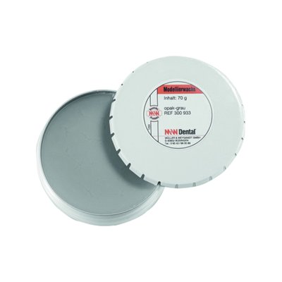 M+W Modelovací vosk opákní tvrdý šedý 70g