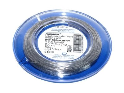 Drut Remanium miękki okrągły 12 0,30mm/60m