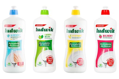 Płyn do mycia naczyń Ludwik 900 m - aloes