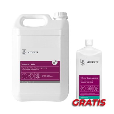 Velodes Skin 5 l + Velodes Cream 500ml GRATIS