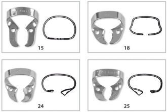 Fit Kofferdam spona bez křidélek č.18