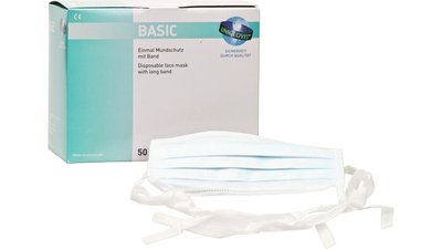 BASIC OP-Mundschutz - Spenderbox 50 Stück rosa
