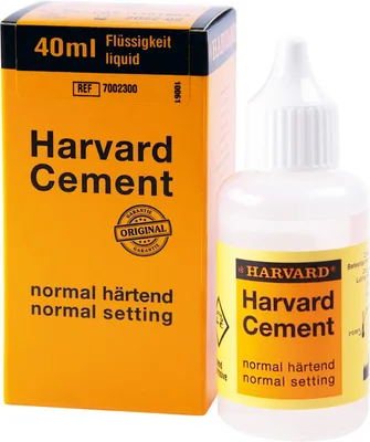 Harvard Cement normal härtend Flüssigkeit