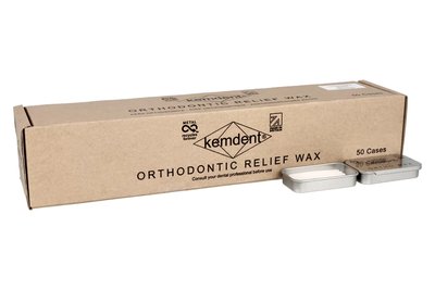 Wosk ortodontyczny 50 szt. Kemdent - neutralny