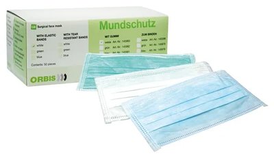 ORBIS Ústenky s gumičkami 50ks bílá