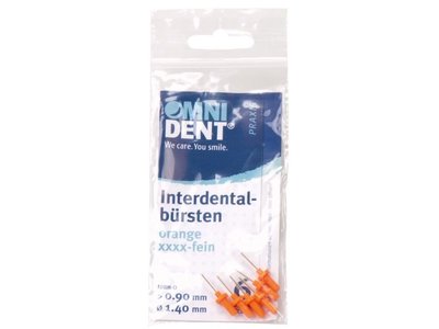 OMNI Mezizubní kartáčky do držáků IDBH, oranžové, xxxx-jemné