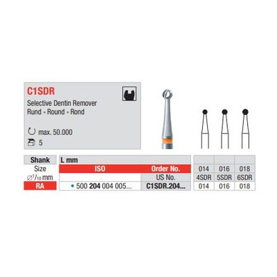 Tvrdokovový vrtáček RA C1SDR.018 (5ks/bal)