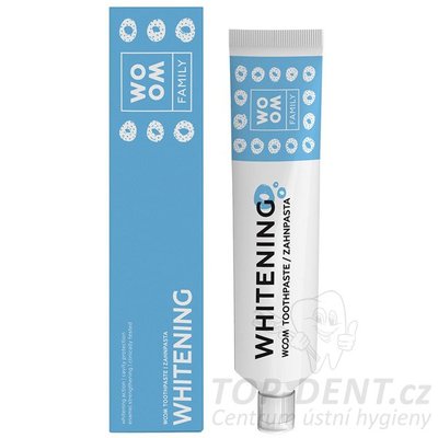 WOOM Family Whitening bělící zubní pasta, 75ml