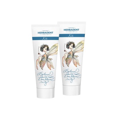 Herbadent Original Kids dětská zubní pasta 2x75 g
