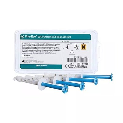 File-Eze 19% EDTA żel do chemicznego poszerzenia kanału 4 strzykawki x1,2ml UP 0297